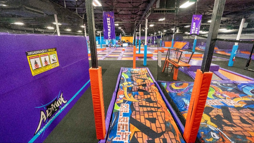 Altitude Phoenix, airbag, air bag, zipline, zip line, sports court, park design, park rendering